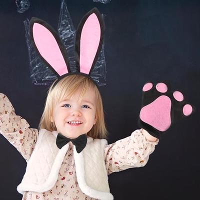Funcredible Easter Gray Bunny Ears Headband - Rabbit Ears Headband - Easter  Bunny Costume Accessories - Bendable Bunny Ears for Kids and Adult
