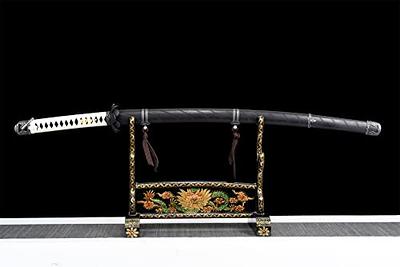 FengYu SWORD Espada Katana japonesa real samurái japonesa hecha a mano  9260, maquinilla de afeitar afilada de acero de resorte – Yaxa Colombia