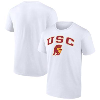 Women's Fanatics Branded Cardinal USC Trojans Evergreen Logo Long Sleeve V-Neck T-Shirt