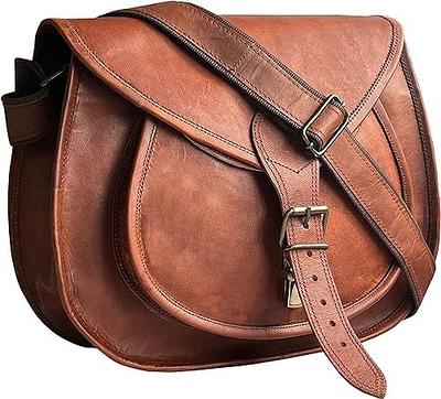 Herald Triple Zip Medium Crossbody Bag for Women, Vegan Leather