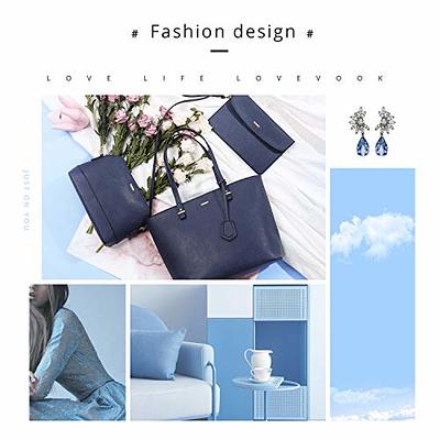 4PCS Women Fashion Handbags Purses Wallet Tote Shoulder Bags Casual  Crossbody Bags, Best Valentine's Day Gift for Ladies Girls, Satchel Purse  Set 4pcs