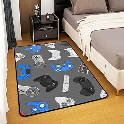 Erosebridal Teens Video Games Area Rug 5x7, Gaming Rug, Gamer Controller  Carpet for Playroom, Child Boys Girls Cartoon Gamepad Non Slip Decorative  Rug, Grey Blue - Yahoo Shopping