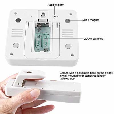 magnetic wall refrigerator thermometer in/outdoor digital