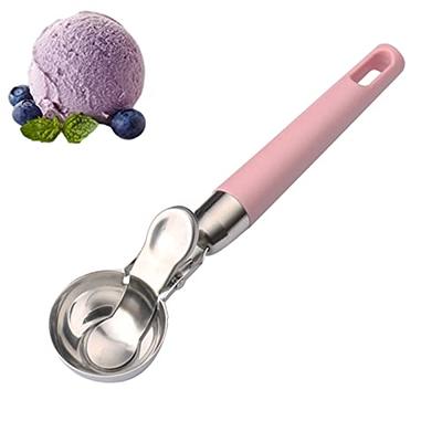 Ice Cream Scoop, Stainless Steel Ice Cream Scooper Melon Ball with