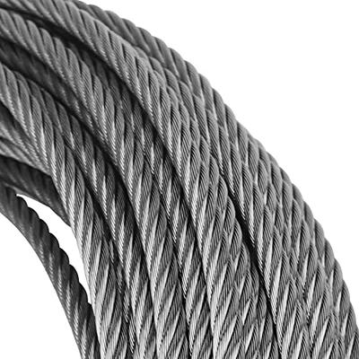 LEXININ 3/16 Inch x 98 Feet Wire Rope Cable, 5mm Thick Stainless Steel Wire  Rope 7x19 Strands Construction, Picture Hanging Wire Aircraft Cable for  Deck Railing, DIY Balustrade, Clothesline - Yahoo Shopping