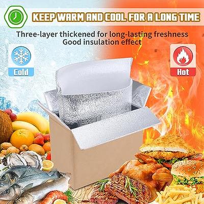 Cool Blue Insulated Foil Bubble Box Liners for Cold Shipping