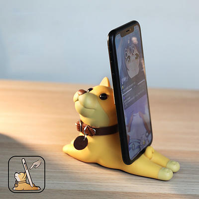 Corgi Phone Holder - Resin - Cute Animal Design - ApolloBox