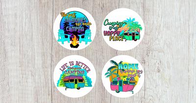 Camping Cardstock Round Cutouts, Circles, Car Freshie Freshies Cardstock,  Air Fresheners, Camper - Yahoo Shopping