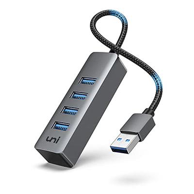 USB Hub 3.0, uni 4-Port USB Splitter for Laptop, Ultra-Slim Multiple USB  Port Expander Compatible with Keyboard and Mouse Adapter, PC, MacBook Air
