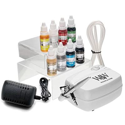 Watson & Webb Cake Airbrush Kit with Compressor, Gravity Feed Food Grade Air  Brush, 8 Colors. Cookie Airbrush Kit for Airbrushing Cupcakes, Cakes,  Cookies & Baking - Yahoo Shopping