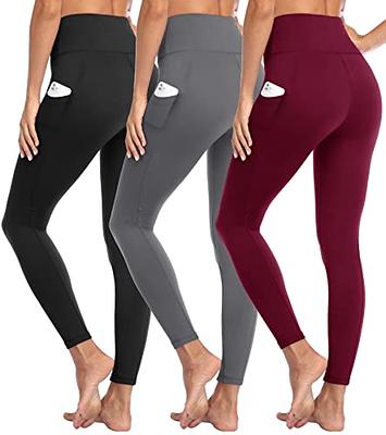 Leggings Pockets Women High Waist Tummy Control Workout Yoga