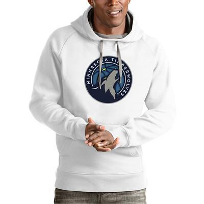 Men's Antigua Black Philadelphia Eagles Victory Pullover Hoodie Size: Small