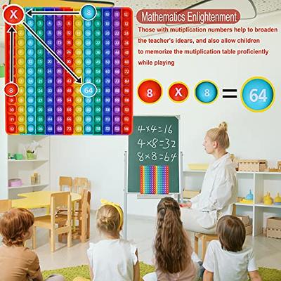 verlacod Multiplication Chart Math Games Pop Toys 12x12
