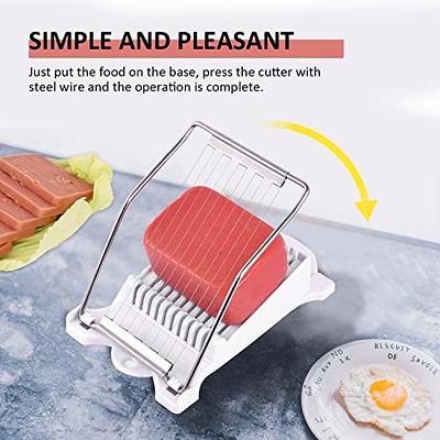 Spam Slicer,Multipurpose Luncheon Meat Slicer,Stainless Steel Wire