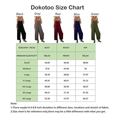  Dokotoo Women's Loose Black Jumpsuits for Women