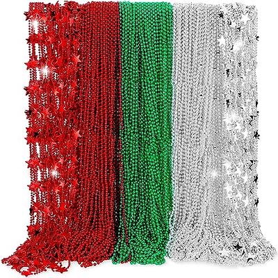 Junkin 200 Pcs Christmas Beaded Necklaces Bulk Christian Charity