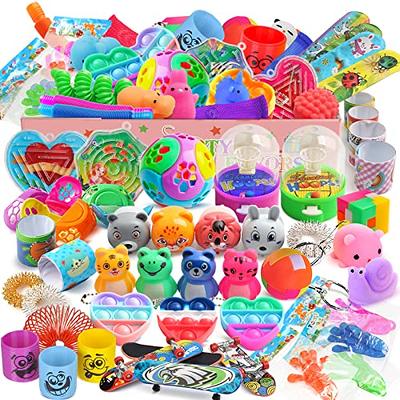 45 Pcs Party Favors Carnival Treasure Box Toys Classroom Prizes Small Mini Bulk  Gifts Toys Pinata Easter Basket Stuffers for Kids Boys Girls 4-8 8-12 3-5 