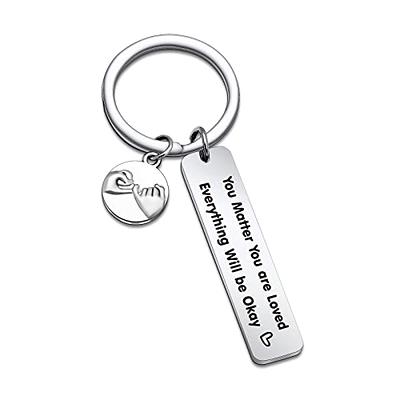 Heiheiup You 26 Keychain I Christmas Forget To Daughter-in-law My Ornaments  Letters Love Never Keychains Key Ring Bracelet Bulk