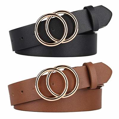 Old Navy Women's Reversible Faux-Leather Belt (1.25-Inch) - - Size 2X/3X