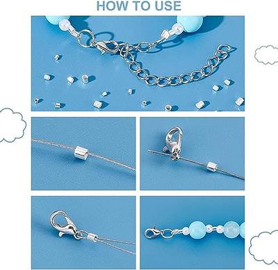 500Pcs 2.5x2.5mm Crimp Tube Beads Jewelry Making Crimp End Spacer Bead,  Black - Dark Grey - Yahoo Shopping