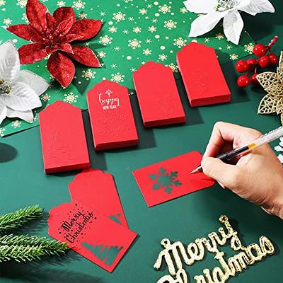 200PCS/Roll Christmas Gift Tag Stickers Self-adhesive Gifts Name Tags Xmas  Label