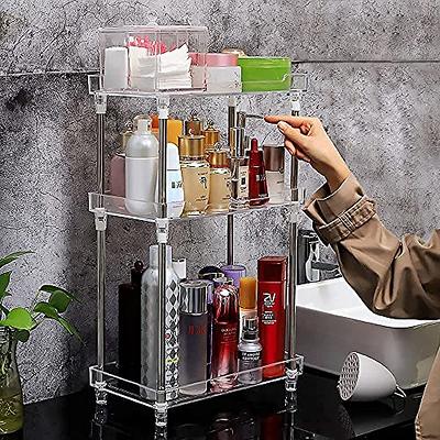  Weidace Bathroom Counter Organizer Countertop Shelf, Skincare  Organizer Perfume Holder for Dresser, Bathroom Countertop Tray for  Cosmetic, Skin Care, Lipstick (3 Tiers, White) : Home & Kitchen