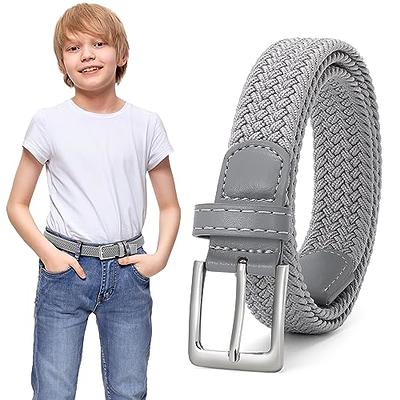  AWAYTR Adult and Youth Baseball Belt - Elastic Adjustable  Softball Uniform Belts for Kids Boys and Girls(Youth, Silver-Black*2):  Clothing, Shoes & Jewelry