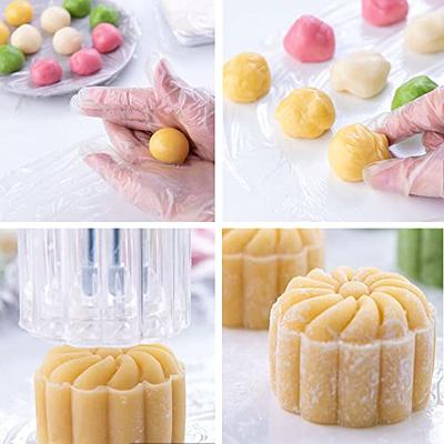 Wooden Biscuit Cookie Molds Mooncake Mold Cookie Stamps for Baking Pie Press for Christmas Thanksgiving Easter Mid Autumn Festival DIY(LV)