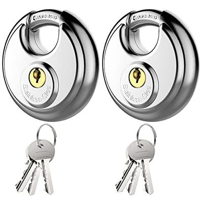 70mm Heavy Duty Lock Warehouse Waterproof Keyed Padlock High Security  Padlock with 4 Keys 