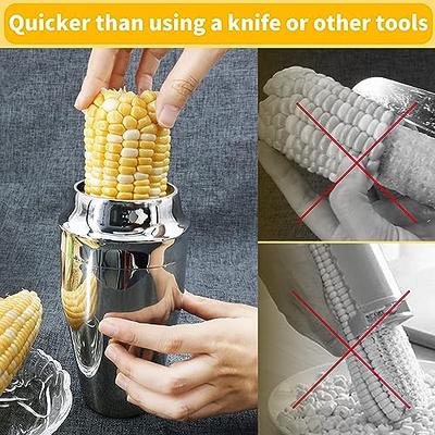 2-Piece: Stainless Steel Corn Cob Peelers