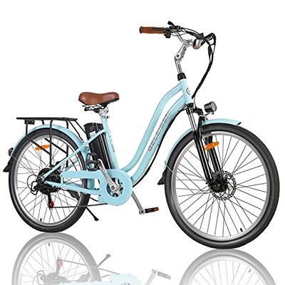 GELEISEN Electric Bikes for Adults, 26 500W(Peak 750W) Ebike 25Mph Step-Thru  Electric City Cruiser Bike, Electric Bicycle with 13Ah/10Ah Removable  Battery, Professional 7 Speed, Gifts for Men Women - Yahoo Shopping