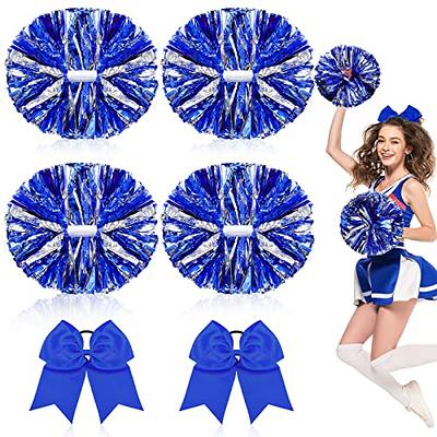 160 Pieces Cheerleading Pom Poms Bulk 9.5 Inch Plastic Cheerleader