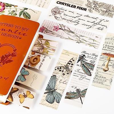 Vintage Paper Bookmarks,30 Pcs Natural Style Book Marks Retro Paper Book  Markers Cute Bookmarks Aesthetic Botanical Flower Bookmarks For Women For  Wom