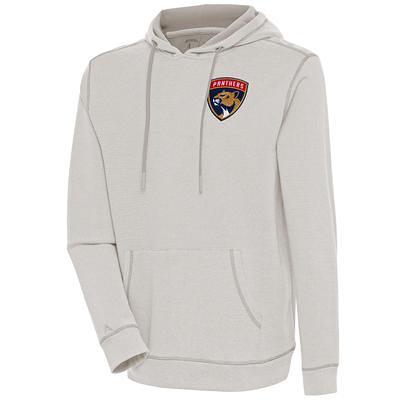 Atlanta Falcons Antigua Women's Axe Bunker Tri-Blend Pullover Hoodie - Red