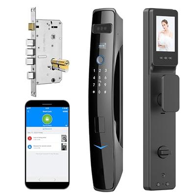 eufy Security Video Smart Lock S330, Chime Included, 3-in-1  Camera+Doorbell+Fingerprint Keyless Entry,BHMA, WiFi Door Lock,App Remote  Control,2K HD,No