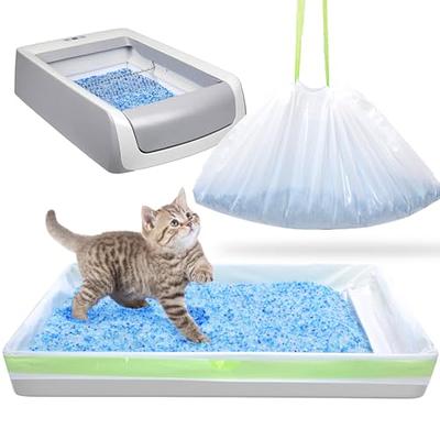 Easy Clean Up Jumbo Drawstring Scented Litter Box Liners bags For Pet Cats