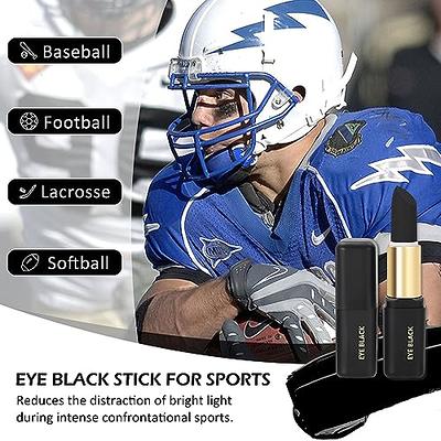 Eye Black Stick,Black Cream-Blendable Stick Highly Pigmented Eye Black  Baseball/Football/Softball Accessories,Face Body Paint Stick Black Matte