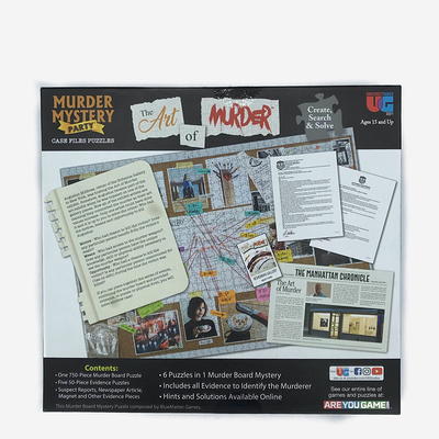 Murder Mystery Party Case Files Death by Chef's Knife by University Games  Ages 14+