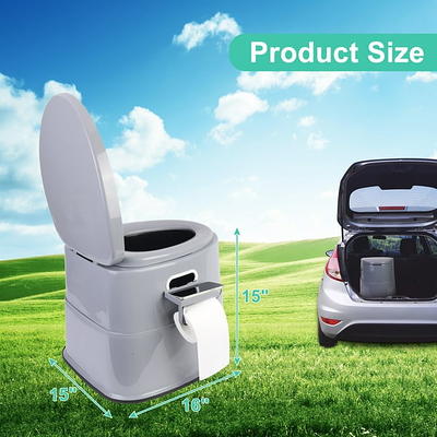 Luggable Loo Portable Toilet with Metal Handle