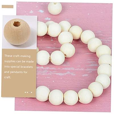 COHEALI 100pcs Hole Wooden Beads Circle Beads Hand Jewelry Natural Beads  Wooden Loose Beads Macrame Making Beads 25mm Beads for Crafts Wood Loose  Beads Necklace DIY Beads Round Lotus Tree - Yahoo