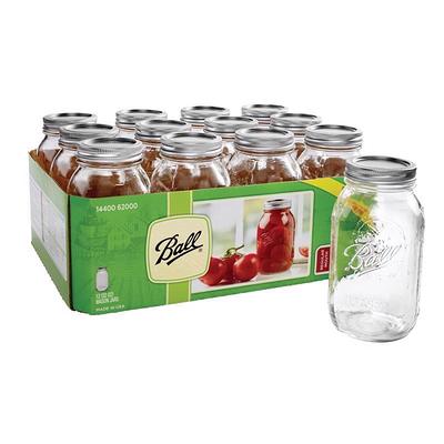 Ball 64 oz. Mason Jars (6/Case) - Buy at WebstaurantStore