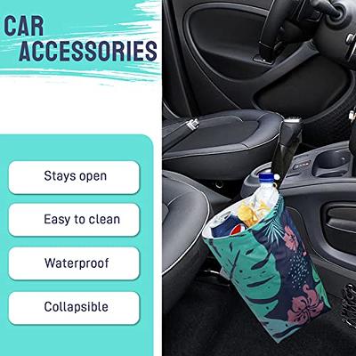 Aboyal Cute Car Trash Can Front Seat - Car Garbage Bag Hanging  Waterproof  Small Trash Can for Car Front Seat, Back Seat, Floor, Headrest, Console  Basket Rubbish Bin (Jungle) - Yahoo Shopping