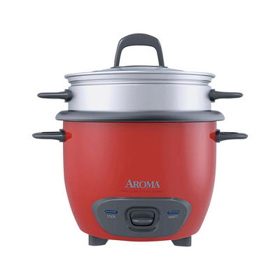 Aroma 8-Cup (Cooked) Rice & Grain Cooker, Steamer, New Bonded Granited  Coating