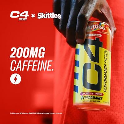 Cellucor C4 Energy Carbonated Skittles - 12 x 16oz Cans