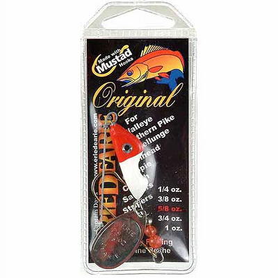 Erie Dearie The Original Erie Dearie Lure, 5/8 oz, Red White