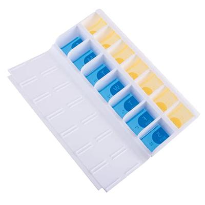 Ezy Dose Weekly (7-Day) AM/PM Pill Organizer, Large Compartments, 2 Times a  Day - Colors May Vary