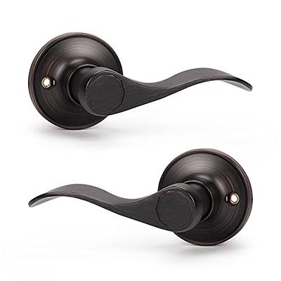 KNOBWELL 3 Set Dummy Lever Door Handles Closet Door Knobs No-Turning Pull  Only Single Side Door Leversets(3 Left + 3 Right) - Yahoo Shopping