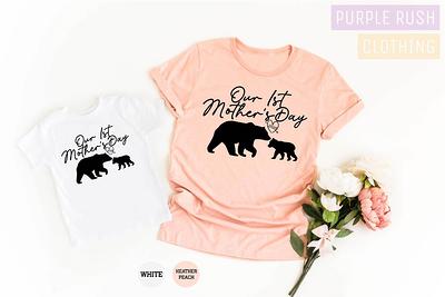  Our 1st Mother's Day Shirt, Mommy and Me Shirts