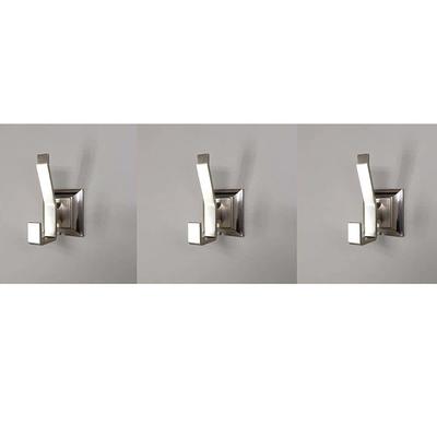 IVIGA Square Wall Mounted Knob Robe Hook and Towel Hook Stainless