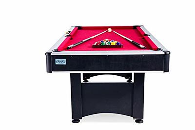 RACK Scorpius 7-Foot Multi Game Billiard/Pool with Table Tennis (Red)